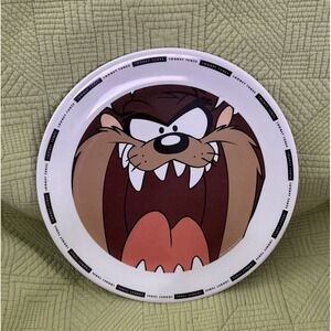 Vintage Looney Toons Tasmanian Devil Taz Zak Design 10 3/8" Plate